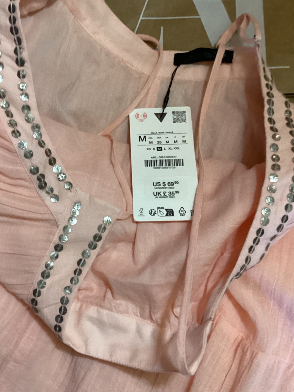 Zara Midi Dress. Long Midi length. New! - Picture 2 of 9
